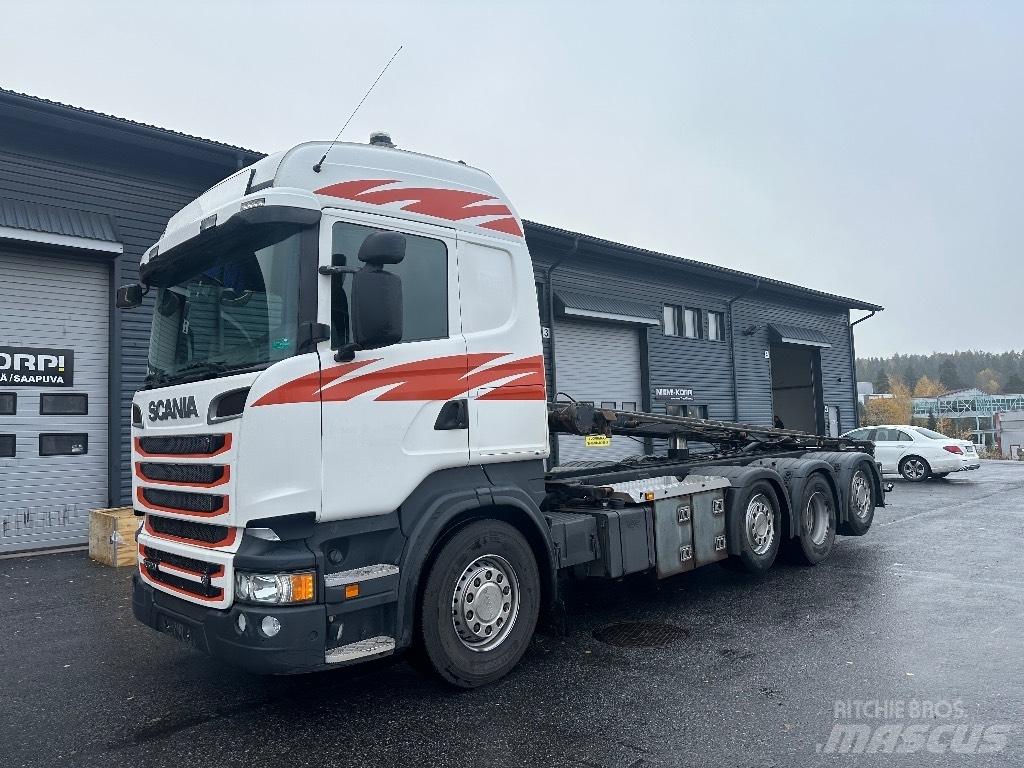 Scania R520 8x2/4 Razstavljivi tovornjaki z žičnimi dvigali