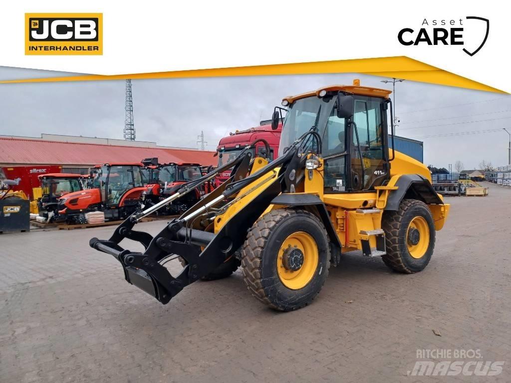 JCB 411 Kolesni nakladalci
