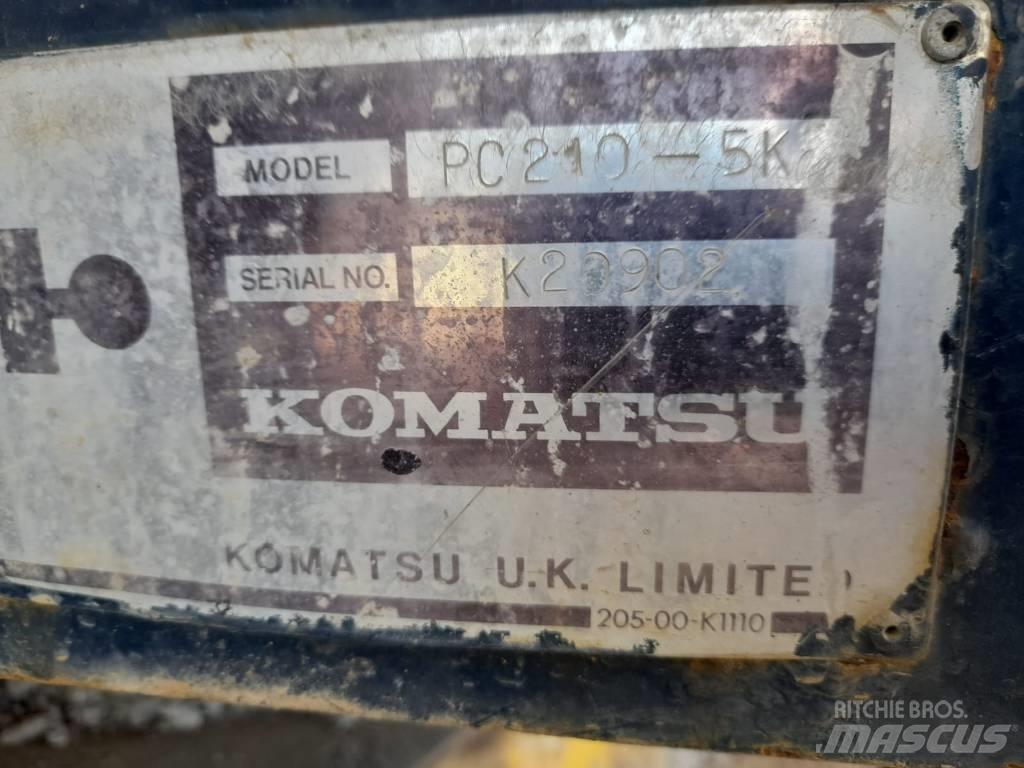Komatsu PC 210-5 Bagri goseničarji