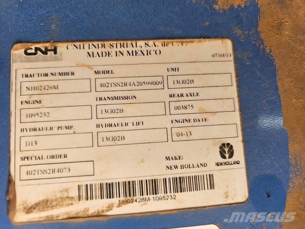 New Holland TS 6.120 Traktorji