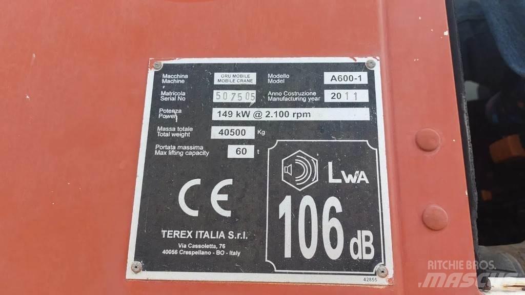 Terex A600 Avtodvigala