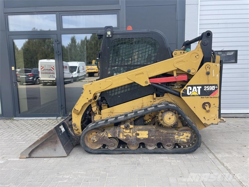 CAT 259D HF Skid steer mini nakladalci