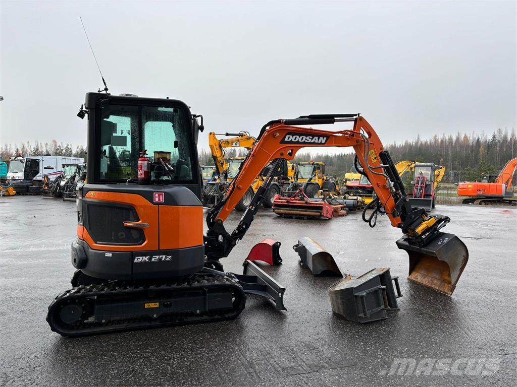 Doosan DX27Z-7 Mini bagri <7t