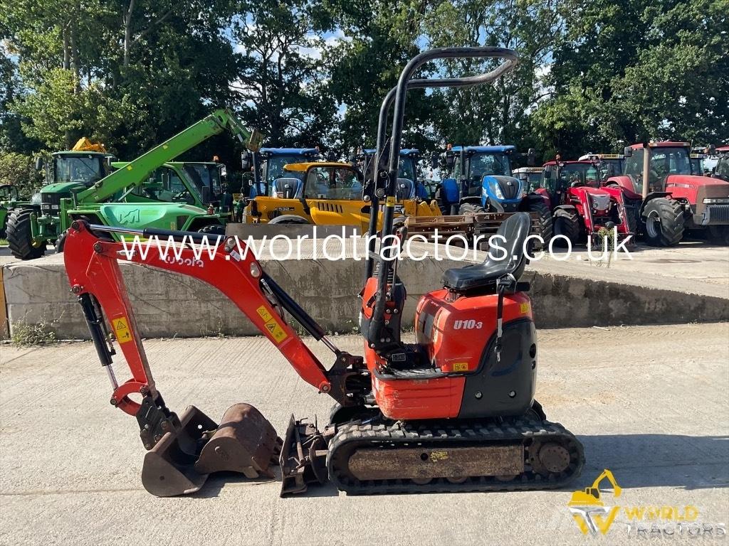 Kubota U 10-3 Mini bagri <7t