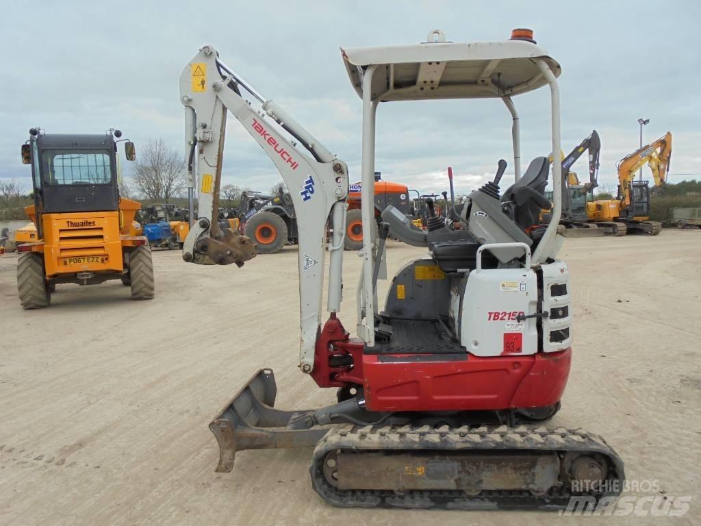 Takeuchi TB215R Mini bagri <7t