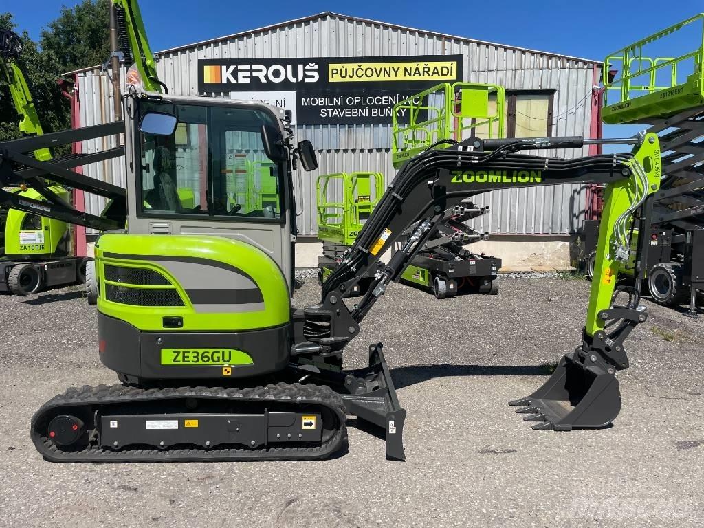 Zoomlion ZE 36 GU Bagri goseničarji