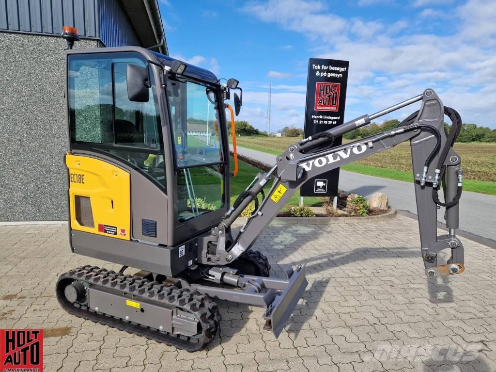 Volvo EC 18 E Mini bagri <7t
