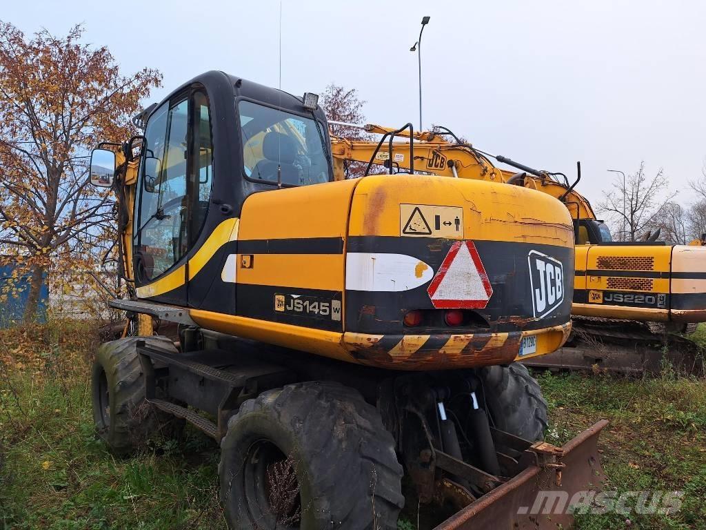 JCB JS 145 W Bagri na kolesih