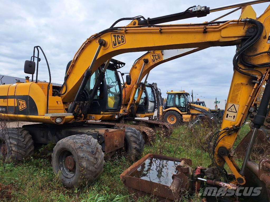 JCB JS 145 W Bagri na kolesih
