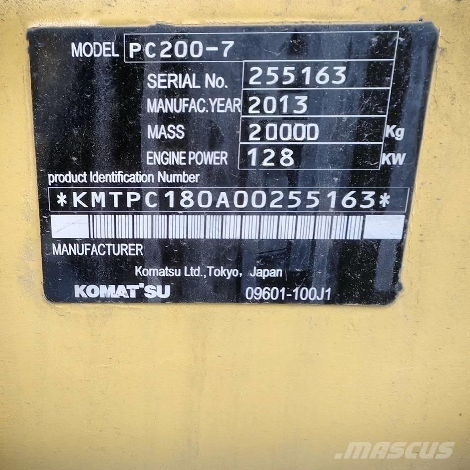 Komatsu pc200-7 Bagri goseničarji