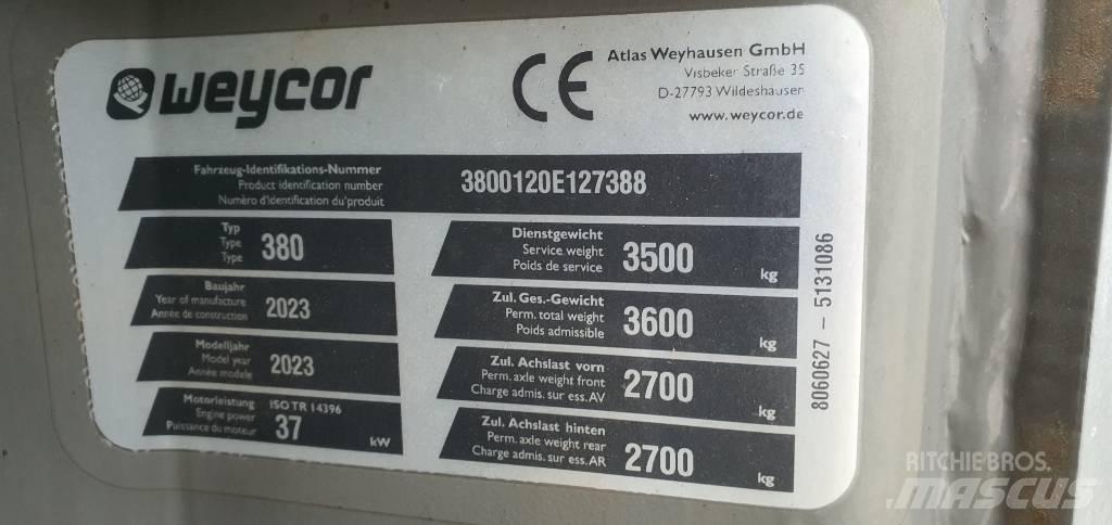 Weycor AR 380 Kolesni nakladalci