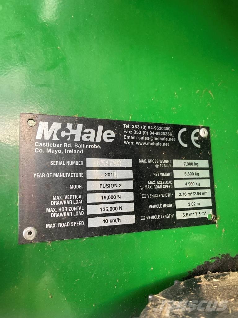 McHale Fusion 2 Balirke (okrogle bale)