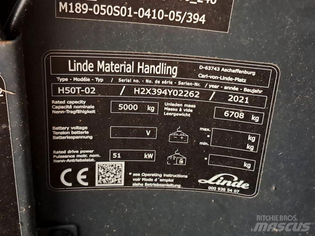 Linde H50T-02 Plinski viličarji