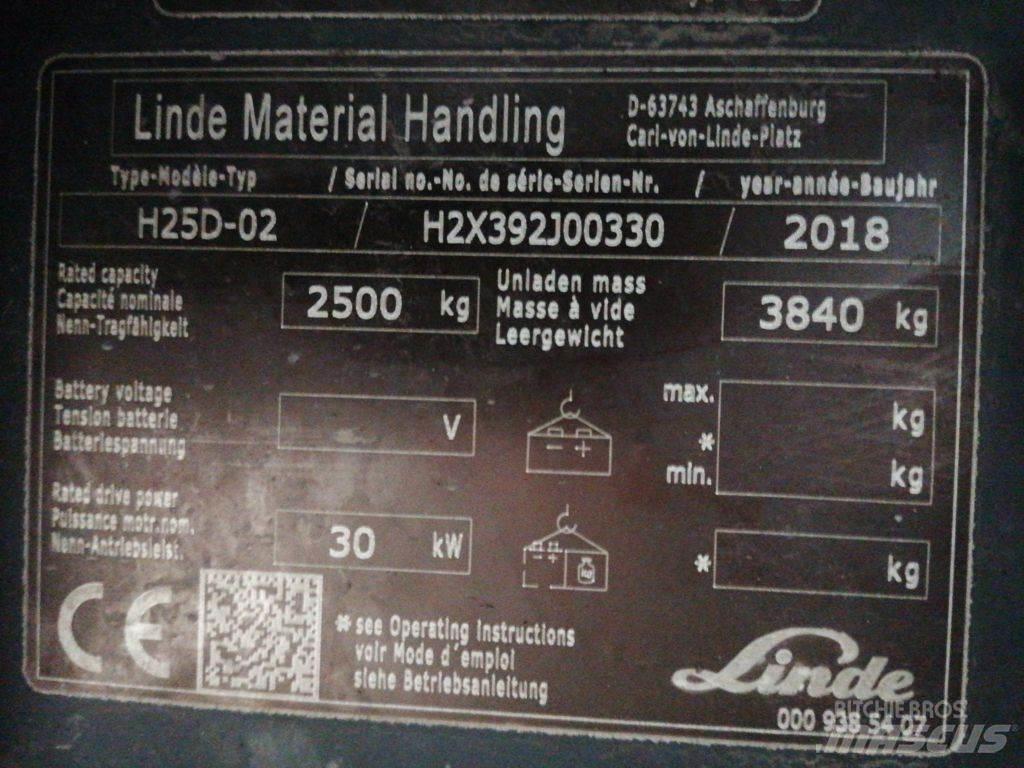 Linde H25D-02 Dizelski viličarji