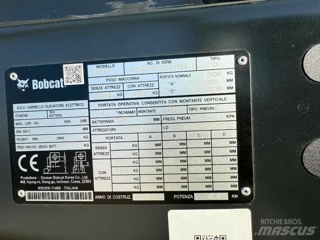 Bobcat D 25 S-9 Dizelski viličarji