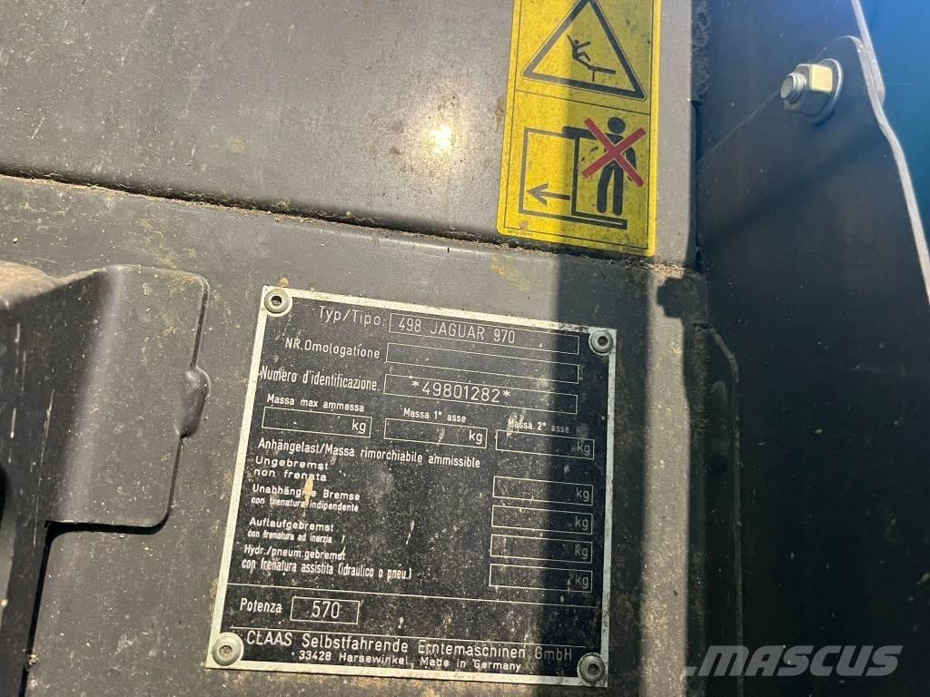 CLAAS Jaguar 970 Stroji za krmo na lastni pogon