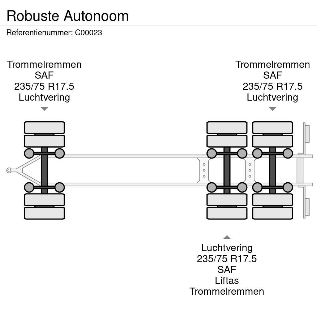 Robuste Autonoom Plato/keson prikolice