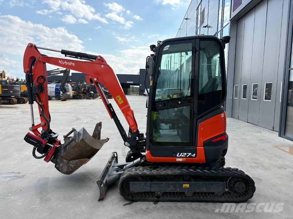 Kubota U 27-4 Mini bagri <7t