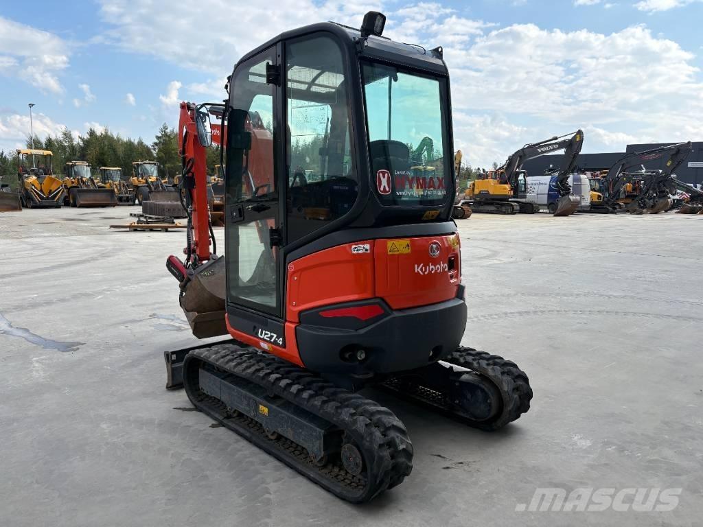 Kubota U 27-4 Mini bagri <7t