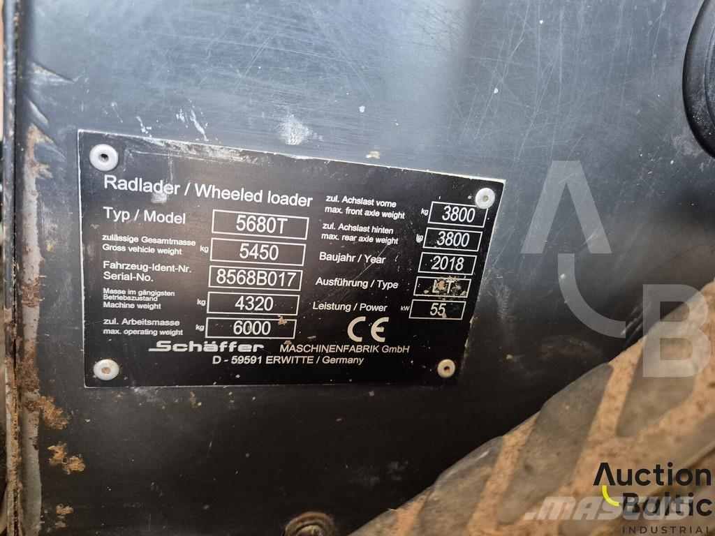 Schäffer 5680T Kolesni nakladalci