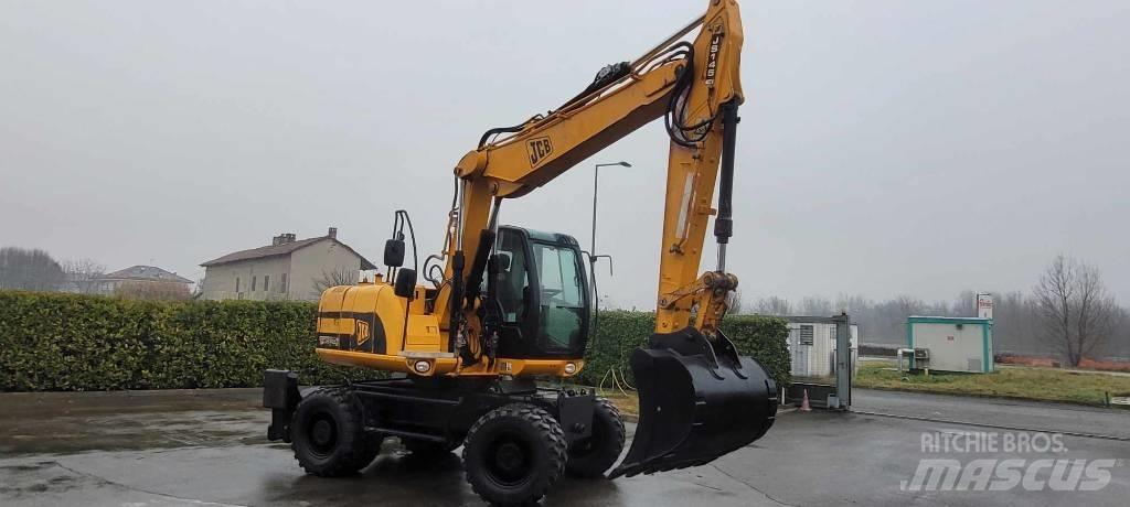 JCB JS 145 W Bagri na kolesih