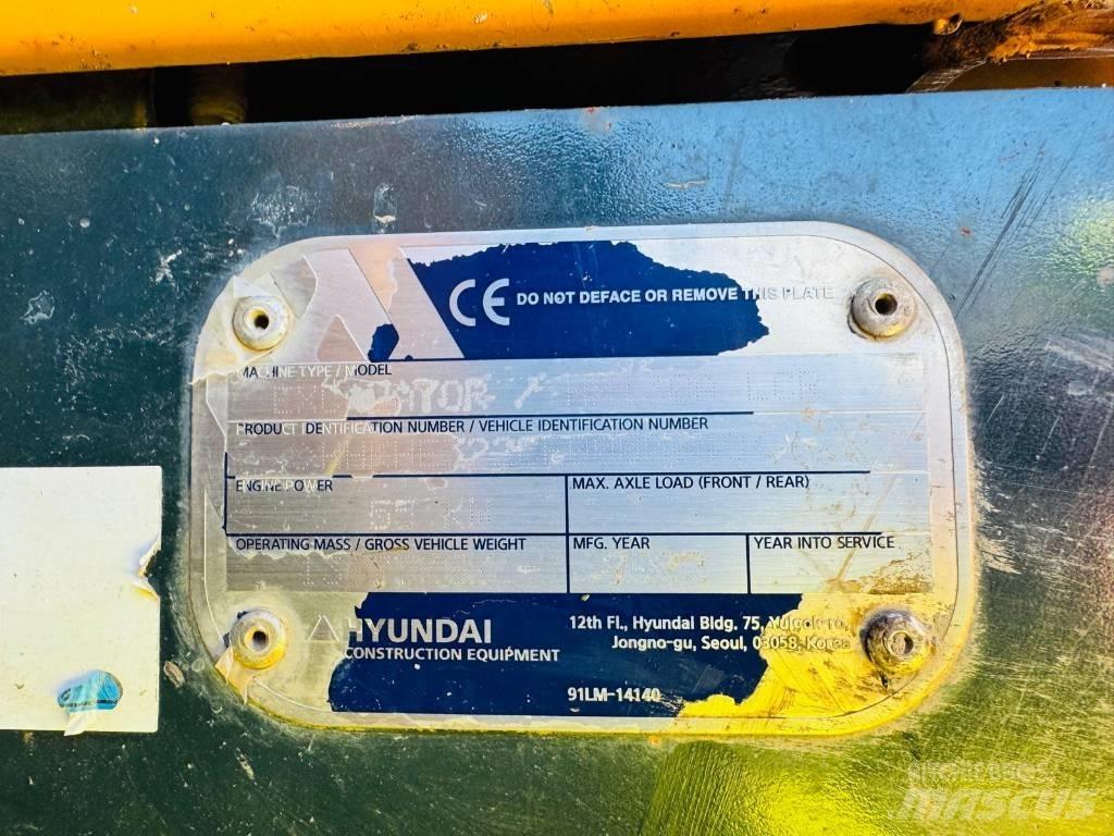 Hyundai HX130A LCR Bagri goseničarji