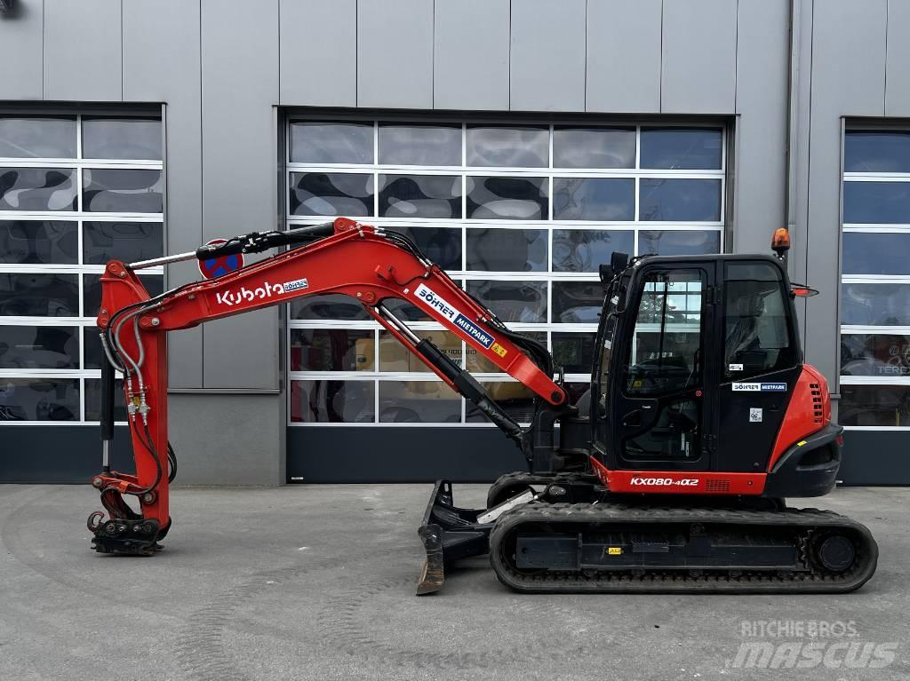 Kubota KX 080-4 | OQ45 Midi bagri 7t – 12t