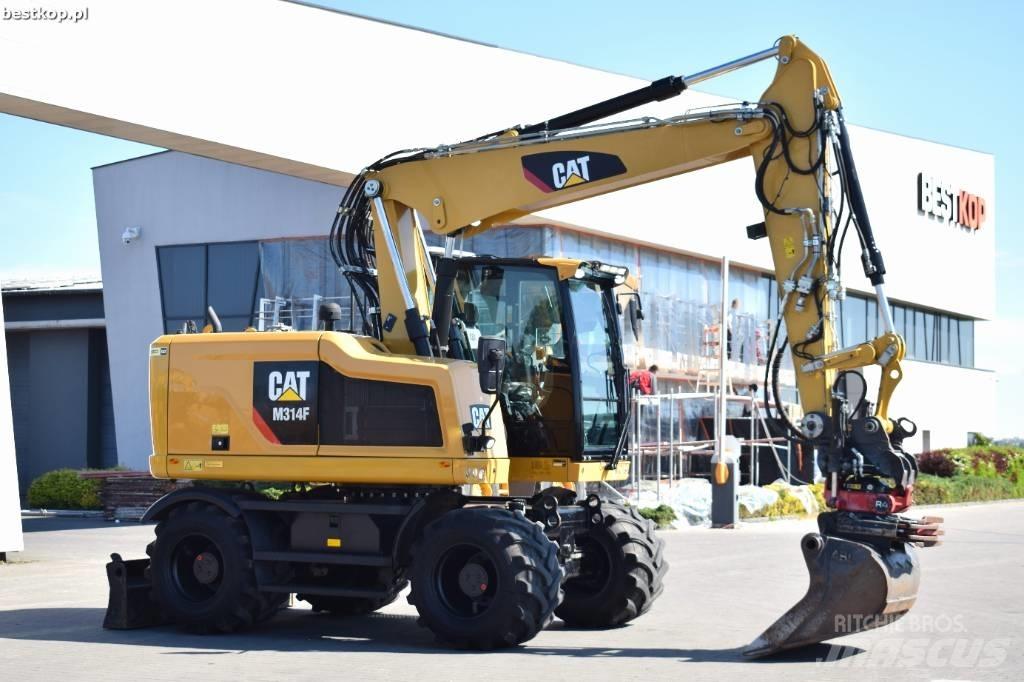 CAT M314F Bagri na kolesih