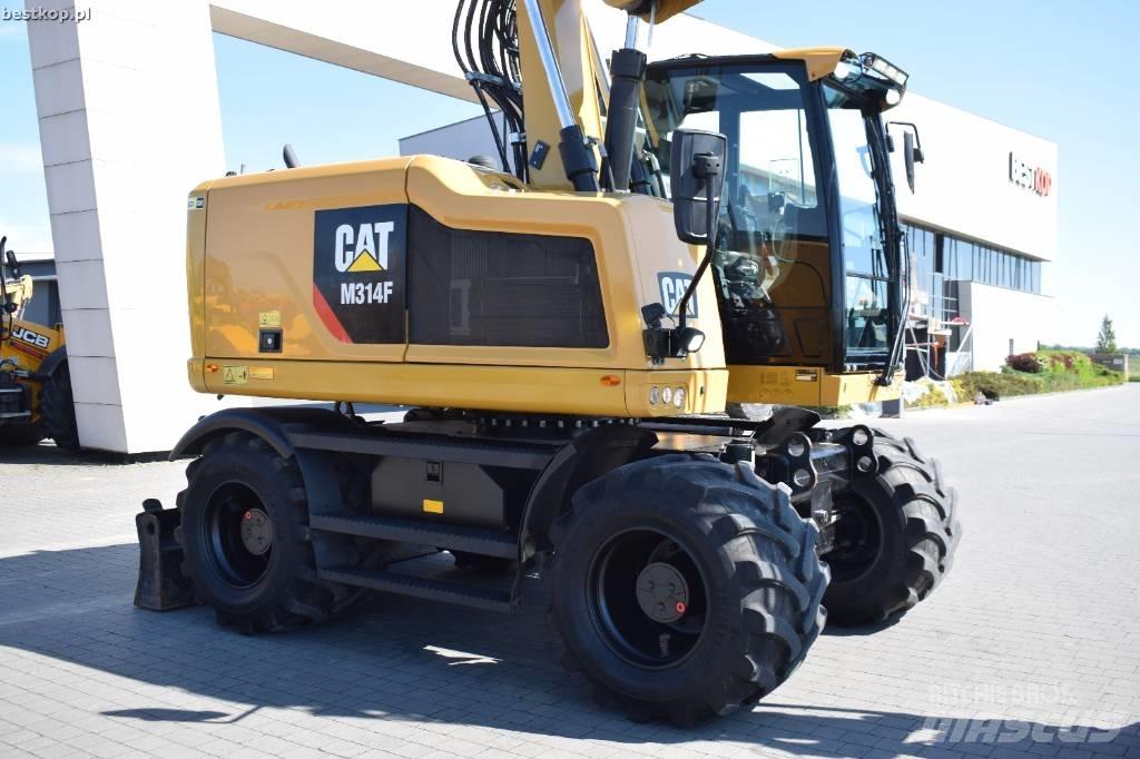 CAT M314F Bagri na kolesih