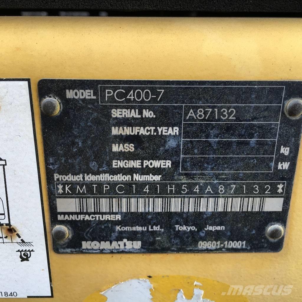 Komatsu PC 400-7 Bagri goseničarji