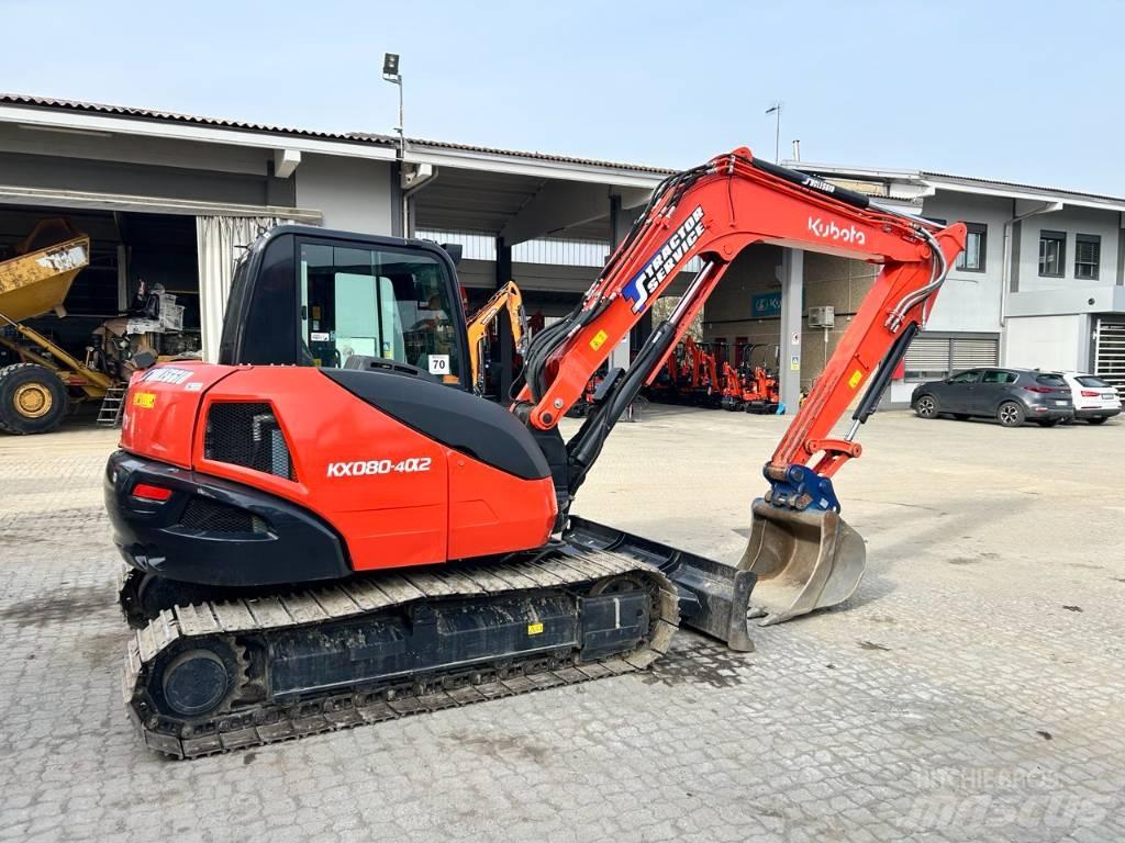 Kubota KX 80-4 Midi bagri 7t – 12t