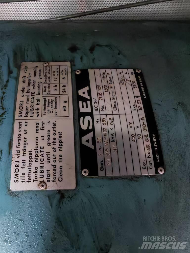 Asea 320kVA 295kW Dizelski agregati