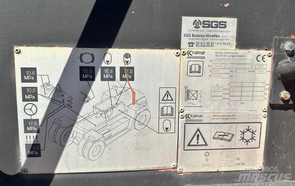 Kalmar DCD 80-45R Dizelski viličarji