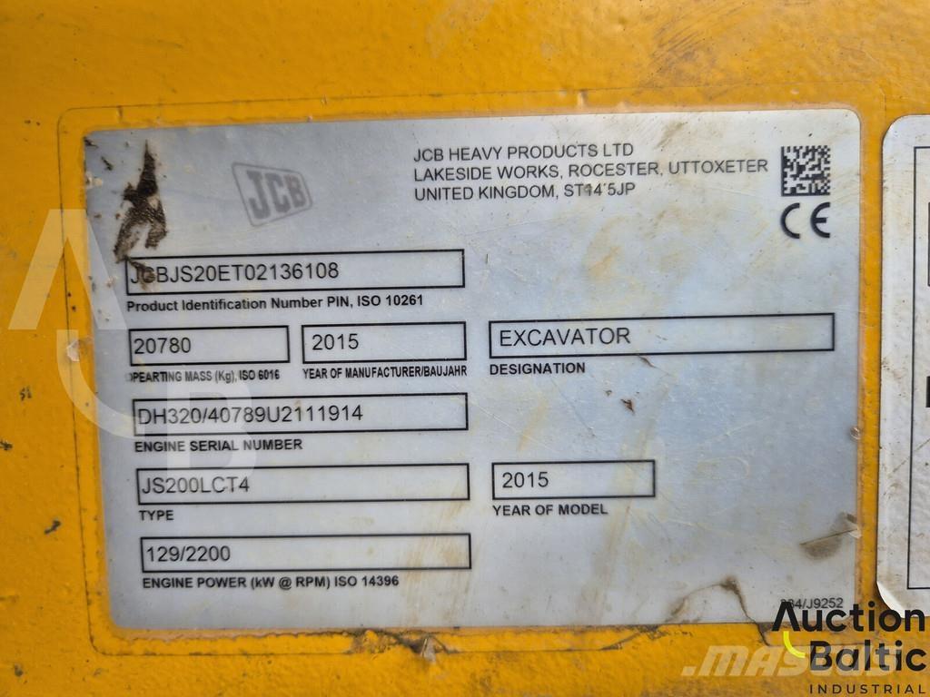 JCB JS 200 LC T4 Bagri goseničarji