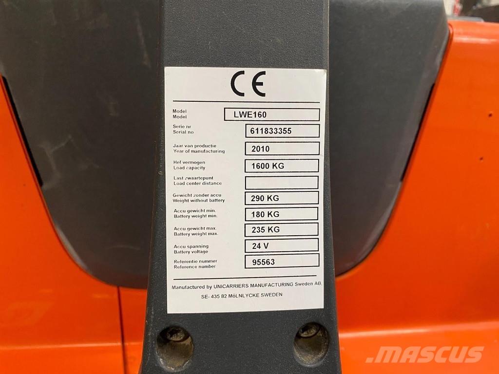 BT LWE160 Električni nizko dvižni viličar