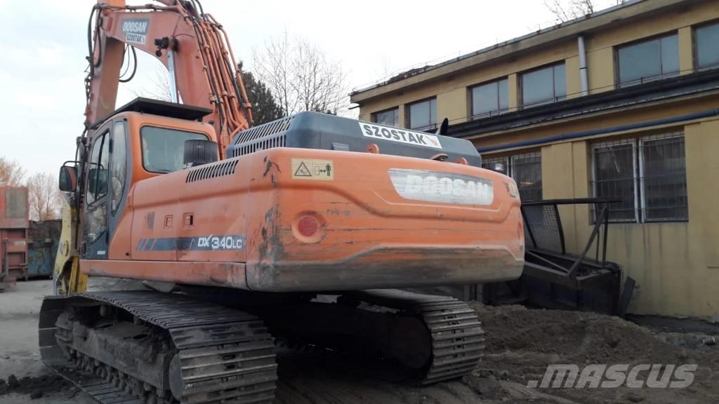 Doosan DX 340 LC Bagri goseničarji