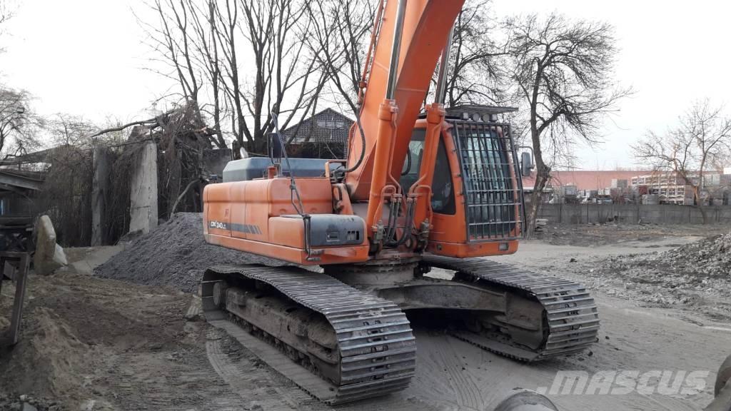 Doosan DX 340 LC Bagri goseničarji