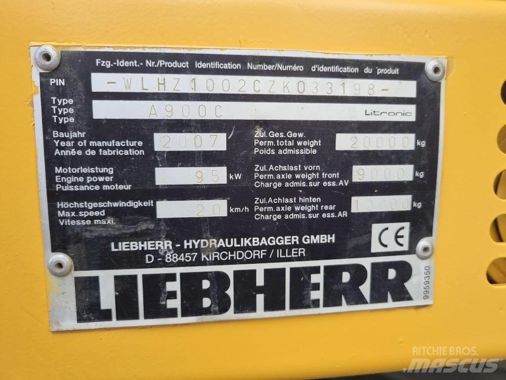 Liebherr A 900 C Bagri na kolesih