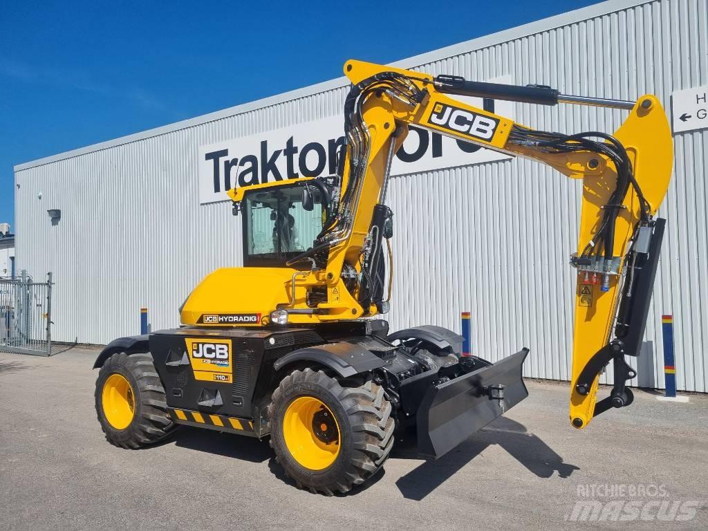 JCB Hydradig 110W Bagri na kolesih