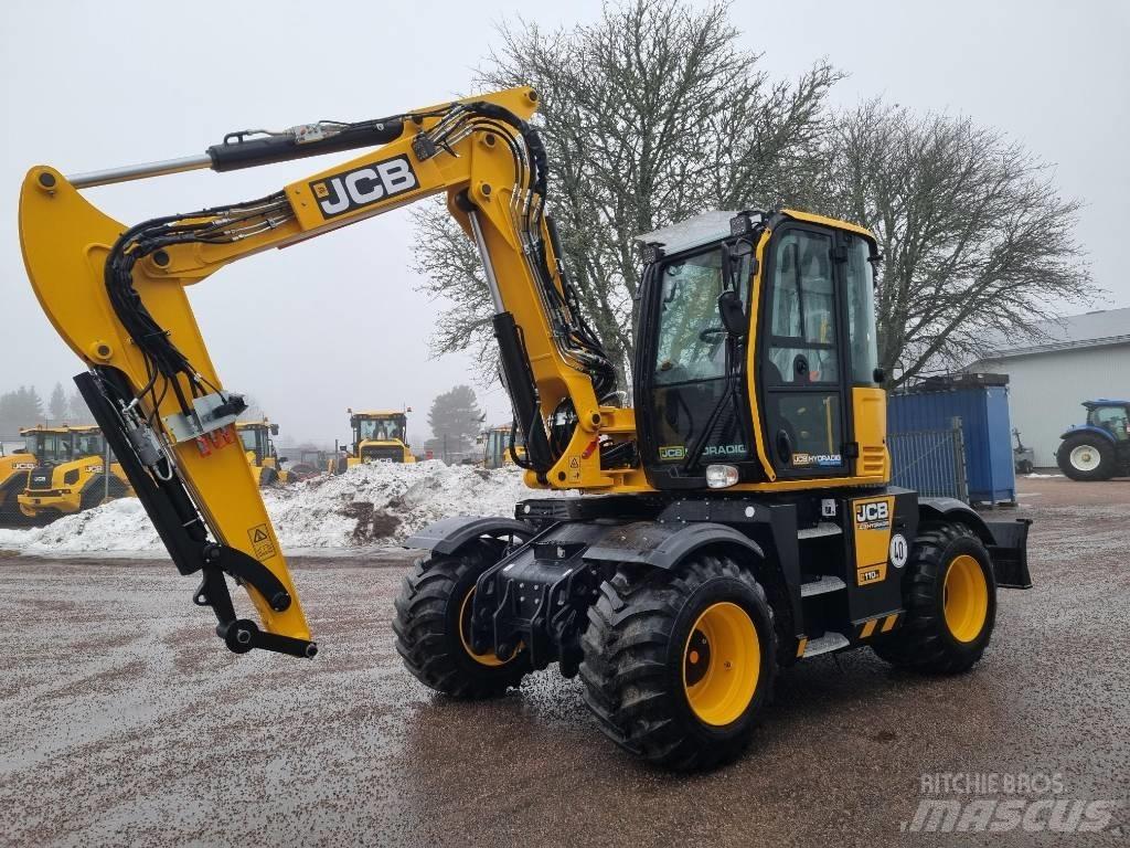 JCB Hydradig 110W Bagri na kolesih