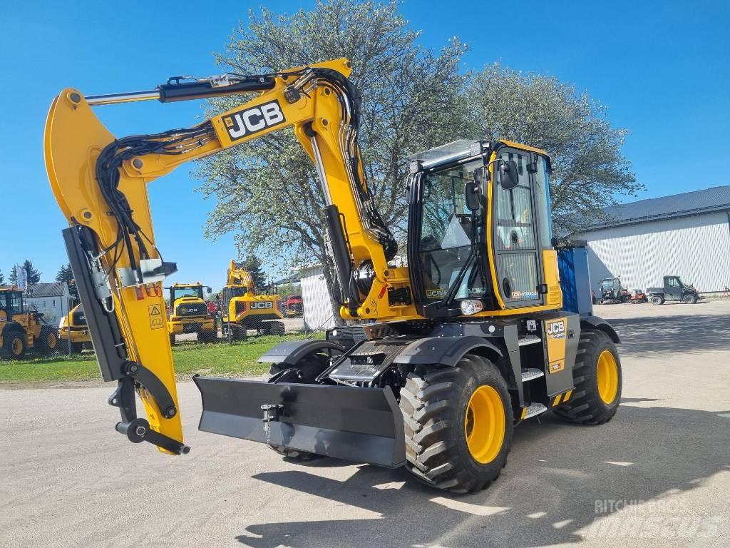 JCB Hydradig 110W Bagri na kolesih