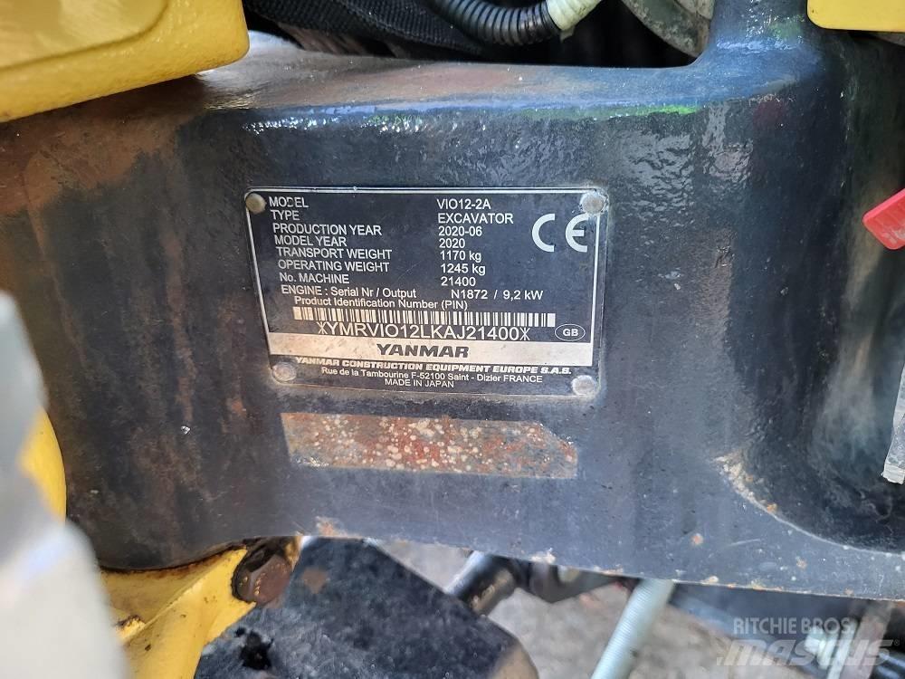 Yanmar Vio 12 Mini bagri <7t