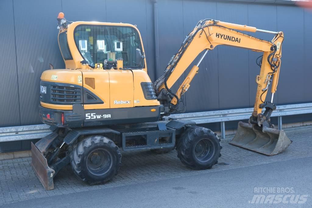  Robex 55W-9A Bagri na kolesih
