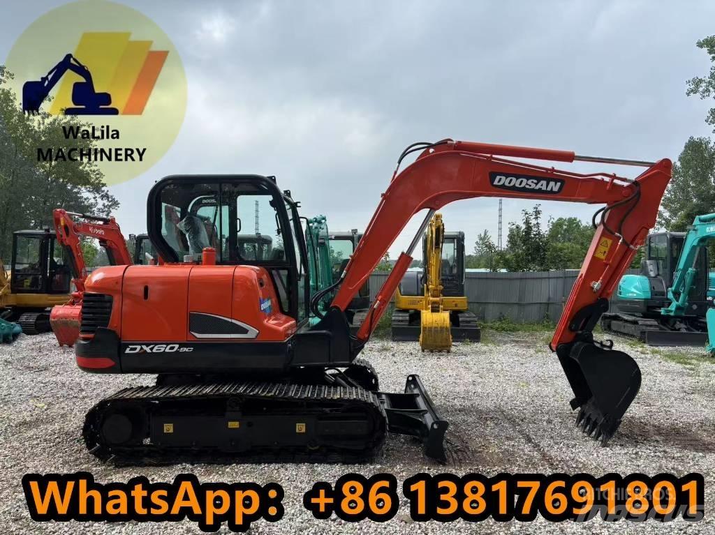 Doosan DX 60 Mini bagri <7t