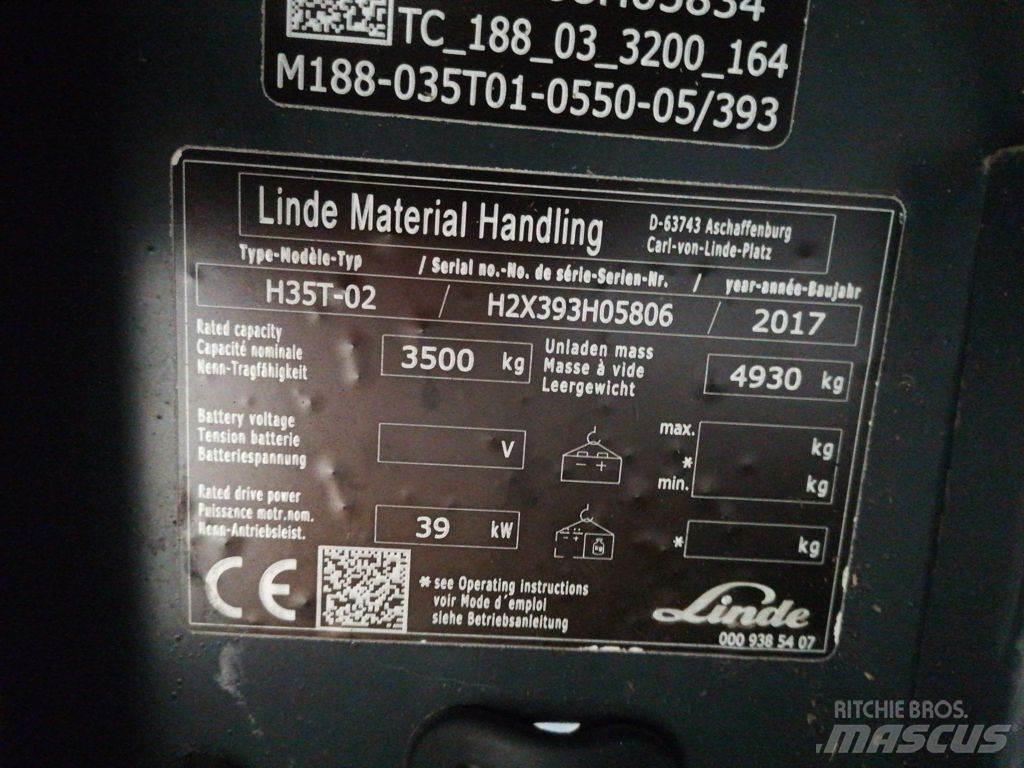 Linde H35T-02 Plinski viličarji