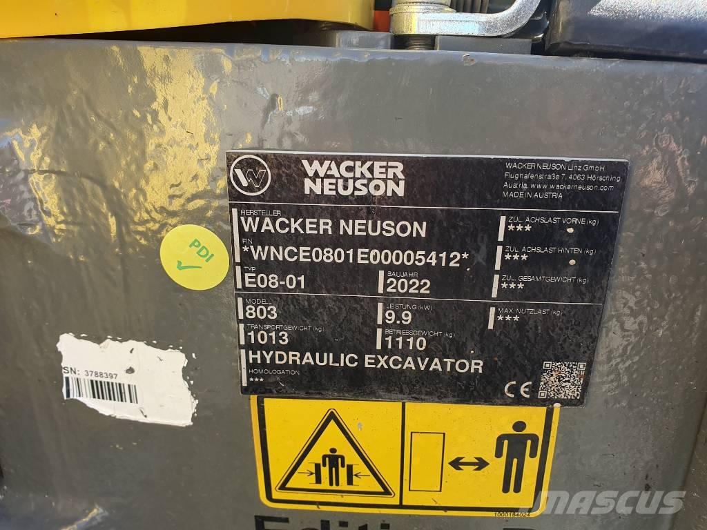 Wacker Neuson 803 Bagri goseničarji