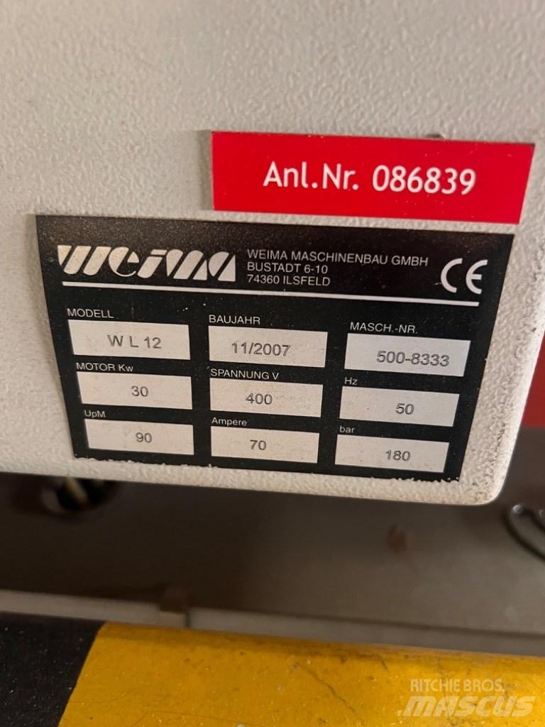 Weima HWV 3000 / WL12 Stroji za razrez odpada