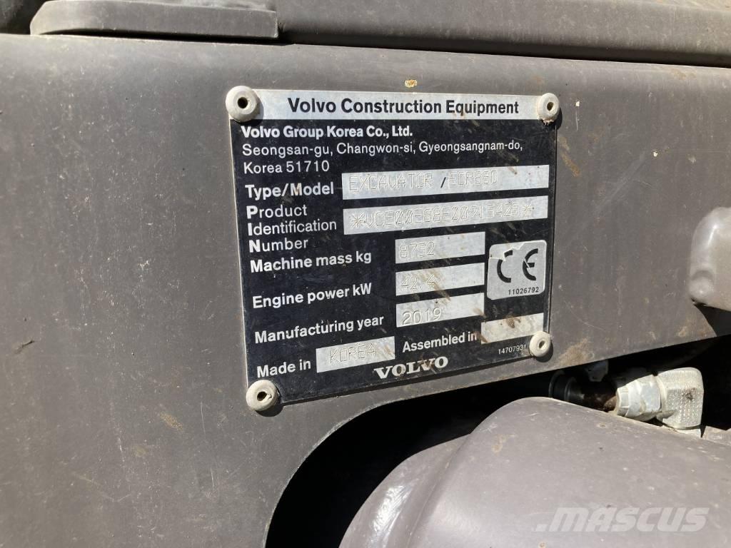 Volvo ECR 88 D Midi bagri 7t – 12t