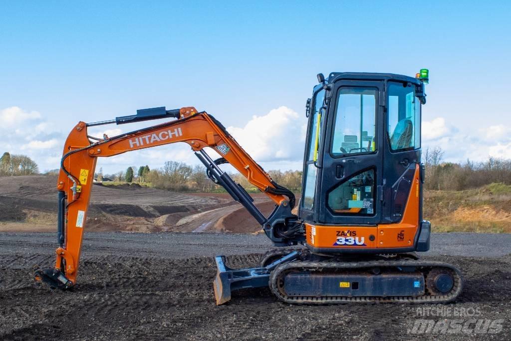 Hitachi ZX33U-6 Mini bagri <7t