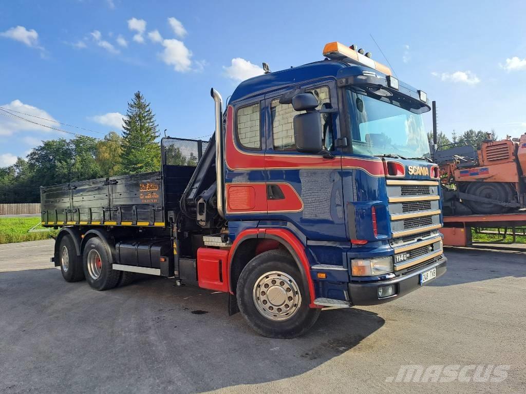 Scania R114 Tovornjaki z žerjavom